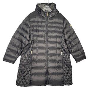 Michael Kors Womens Packable Down Jacket 3X Black Puffer Quilted Lightweight